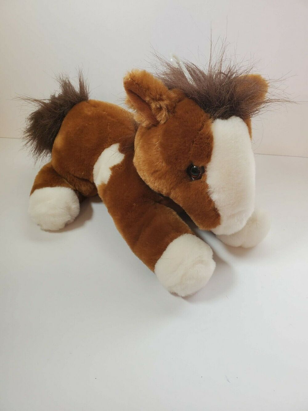 Giddy Up Corral Brown Horse Stuffed Animal Plush 12”